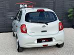 Nissan Micra 1.2i Visia (bj 2015), Euro 5, Stof, Gebruikt, Zwart