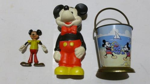 Mooi vintage lot Walt Disney,jaren 1950-60., Verzamelen, Disney, Gebruikt, Beeldje of Figuurtje, Mickey Mouse, Ophalen of Verzenden