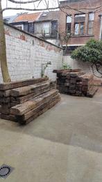houten bielzen voor omheining paardenwei / paddock, Weidegang