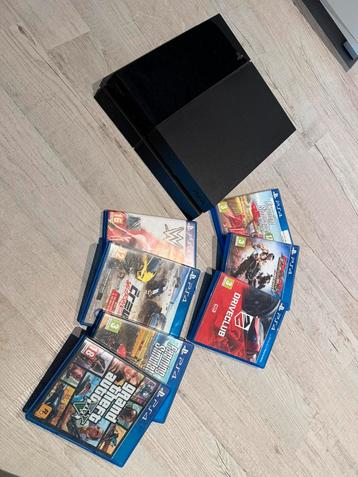 Ps4 met 7 spellen beschikbaar voor biedingen