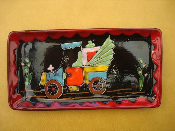 San Marino Libertas Italy wandbord, Antiek en Kunst, Antiek | Keramiek en Aardewerk, Verzenden