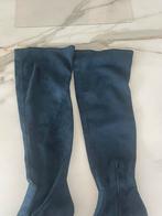 Blauwe fluwelen hoge botten, Kleding | Dames, Schoenen, Hoge laarzen, Blauw, March 23, Ophalen of Verzenden
