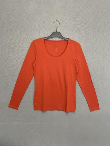 Oranje T-shirt met lange mouwen van Tom Tailor (M)  beschikbaar voor biedingen