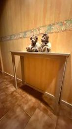 Tafeltje, Huis en Inrichting, Tafels | Sidetables, Ophalen, Gebruikt, Glas