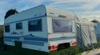 PRACHTIGE CARAVAN MET NIEUWE 4 SEIZOENSVOORTENT, Caravans en Kamperen, Caravans, Rondzit, Hobby, Particulier, Tot en met 4