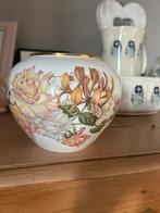 Vase de collection porcelaine anglaise bord or 24 carats ave, Antiquités & Art, Enlèvement