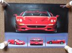 Poster Ferrari F50, Verzamelen, Ophalen of Verzenden, Zo goed als nieuw, A1 t/m A3, Sport