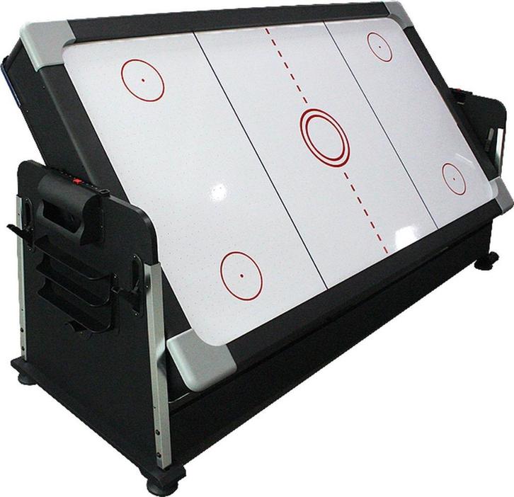 3in1 -7ft: Pooltafel, airhockey, pingpong licht beschadigd, Sport en Fitness, Biljarten en Poolen, Gebruikt, Pooltafel, Ophalen of Verzenden