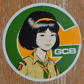 Yoko Tsuno sticker GCB Leloup, Collections, Enlèvement ou Envoi, Autres personnages, Comme neuf, Image, Affiche ou Autocollant