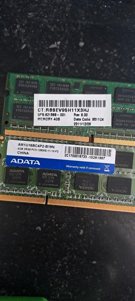 Ram ddr3 4gb 2rx8pc3 x2 / Article déjà vendu ✅️, Informatique & Logiciels, Mémoire RAM, Comme neuf, Laptop, 8 GB, DDR3, Enlèvement