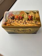 Blikken doos jachttafereel, Ophalen, Gebruikt