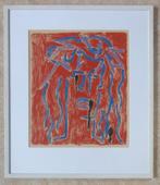 JAN VAERTEN / ECCE HOMO / MONOTYPE / 76x66cm / KADER / SIG, Ophalen