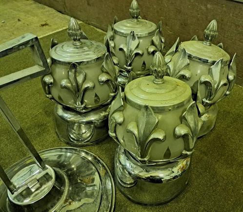 Lijkwagen lampen., Antiek en Kunst, Curiosa en Brocante, Ophalen