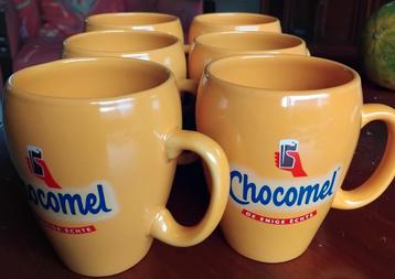 Vintage Chocomel bekers ' set van 6 beschikbaar voor biedingen