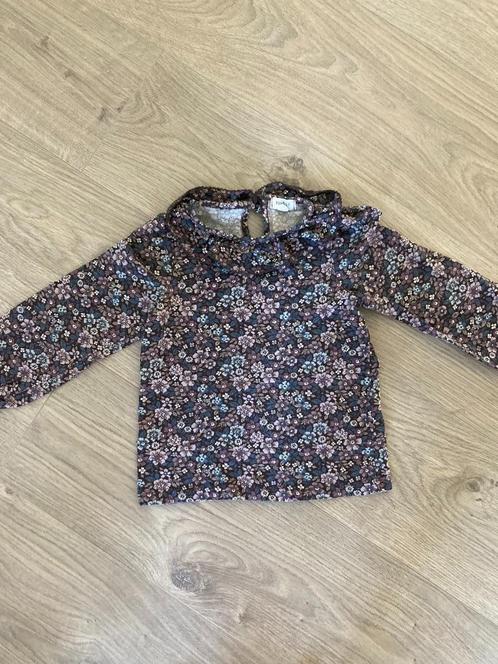 T-shirt met lange mouwen en kraagje NEWBIE maat 98/104, Kinderen en Baby's, Kinderkleding | Maat 98, Gebruikt, Meisje, Shirt of Longsleeve