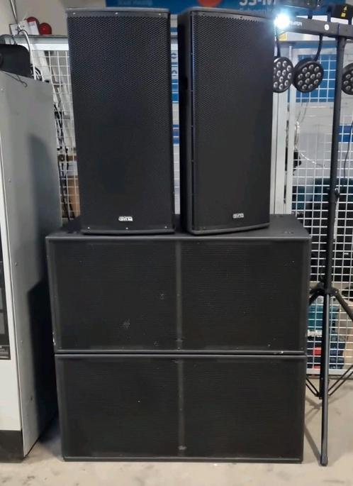 Synq set rs218b en rs212, Audio, Tv en Foto, Luidsprekerboxen, Zo goed als nieuw, Ophalen