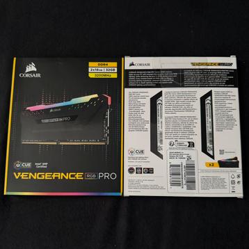 Corsair Vengeance RGB Pro 64GB (4x16GB) DDR4 3200MHz, Informatique & Logiciels, Mémoire RAM, Neuf, DDR4, Enlèvement, Desktop