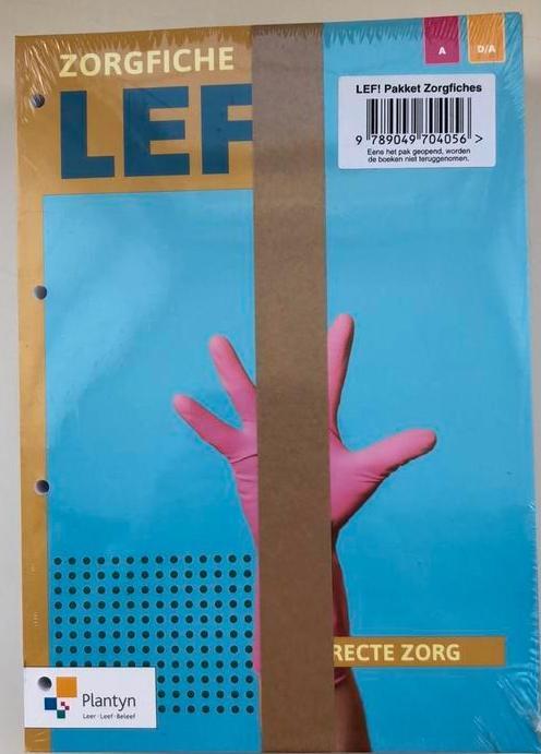 LEF! Pakket Zorgfiches (4 titels), Boeken, Schoolboeken, Nieuw, Nederlands, Ophalen of Verzenden