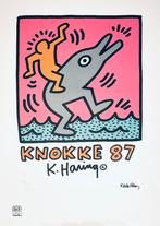 Prachtige Lithografie + certificaat • Keith Haring knokke 87, Ophalen of Verzenden