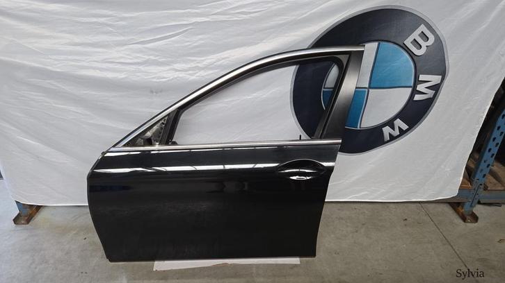 Links voor deur portier BMW 5 serie F10 F11 F18 + LCI Schwar, Auto-onderdelen, Carrosserie, Deur, Gebruikt, Ophalen of Verzenden