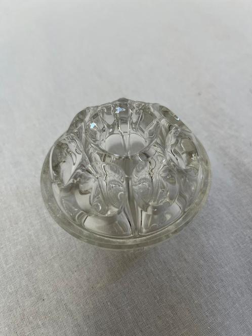 Franse glazen bloemkikkerknophouder, Antiek en Kunst, Antiek | Glaswerk en Kristal, Ophalen of Verzenden