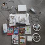 Wii spelconsole+ balance board + spelletjes en toebehoren, Games en Spelcomputers, Gebruikt, Met games, Met 3 controllers of meer