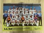Poster AA Gent 1990, Verzamelen, Sportartikelen en Voetbal, Ophalen of Verzenden, Zo goed als nieuw, Poster, Plaatje of Sticker
