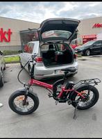 Vélo électrique pliable de style fatbike, Vélos & Vélomoteurs, Enlèvement ou Envoi, Comme neuf, 50 km par batterie ou plus