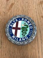 Badge de voiture Alfa-Romeo Milano, Collections, Utilisé, Enlèvement ou Envoi, Panneau publicitaire