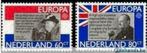 Nederland 1980 - Yvert 1138-1139 - Europa - Personalite (PF), Postzegels en Munten, Verzenden, Postfris