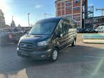 Ford Transit 2T 350 L3H2 AUTOMAAT NIEUW OKM 37100+BTW, Autos, Ford, Transit, Noir, Automatique, Tissu