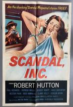 SCANDAL INCORPORATED originele POSTER 1956 Film Noir ONE SHE, Collections, Cinéma & Télévision, Affiche, Utilisé, Enlèvement ou Envoi