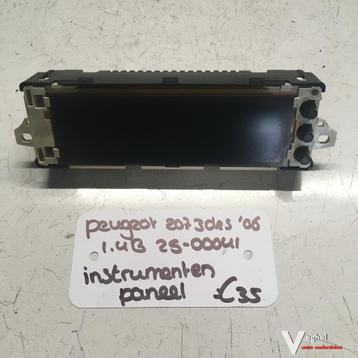 Peugeot 207 3drs 1.4 B 2006 2500041   Instrumentenpaneel 965 beschikbaar voor biedingen