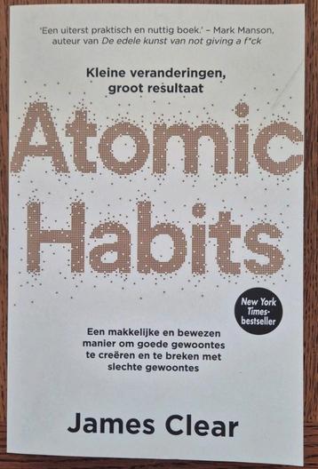 Atomic Habits van James Clear  beschikbaar voor biedingen