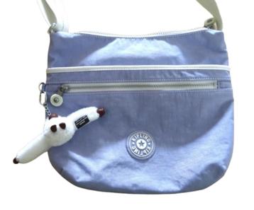 Kipling schoudertas, lavendelblauw. Als nieuw beschikbaar voor biedingen