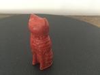 Franklin Mint Cinnabar kattenfiguur, Antiek en Kunst, Ophalen