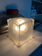 90s Ikea Ice Cube Lamp, Ophalen, Zo goed als nieuw, Glas
