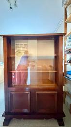 Mooie antienken vitrinekast, 100 tot 150 cm, Glas, 150 tot 200 cm, Antiek