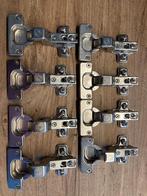 8 deurscharnieren kast, alles voor 5 euro, Ophalen of Verzenden