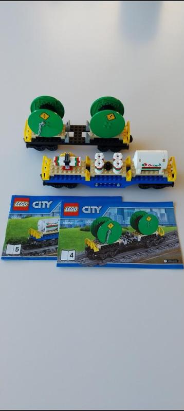 Lego trein 60052: haspelwagon en octanwagon beschikbaar voor biedingen