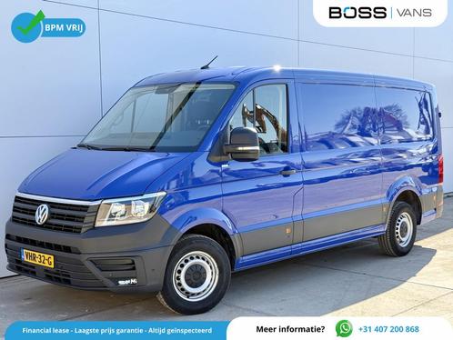 Volkswagen Crafter 140pk L3H2 Carplay Navigatie Airco Cruise, Auto's, Bestelwagens en Lichte vracht, Bedrijf, Te koop, ABS, Achteruitrijcamera