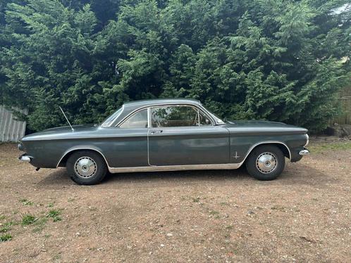Chevrolet Corvair Monza 900, Auto's, Oldtimers, Particulier, Chevrolet, Benzine, Coupé, 2 deurs, Automaat, Groen, Beige, Leder