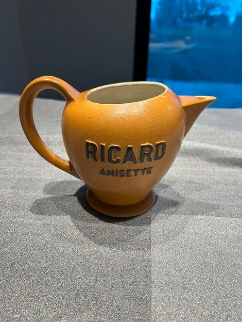 Pichet carafe Ricard. 1litre. Atelier de céramique Ricard, Collections, Marques & Objets publicitaires, Neuf, Autres types