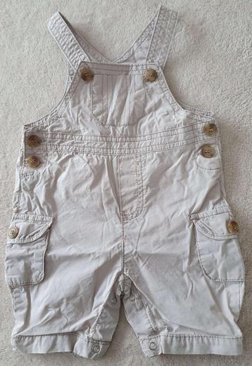 Salopette courte beige - T74 (12 mois) - Buissonière - NEUF beschikbaar voor biedingen
