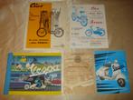 VESPA - PIAGGIO Lot de 5 Anciennes Brochures & Dépliants, Motoren, Handleidingen en Instructieboekjes, Overige merken