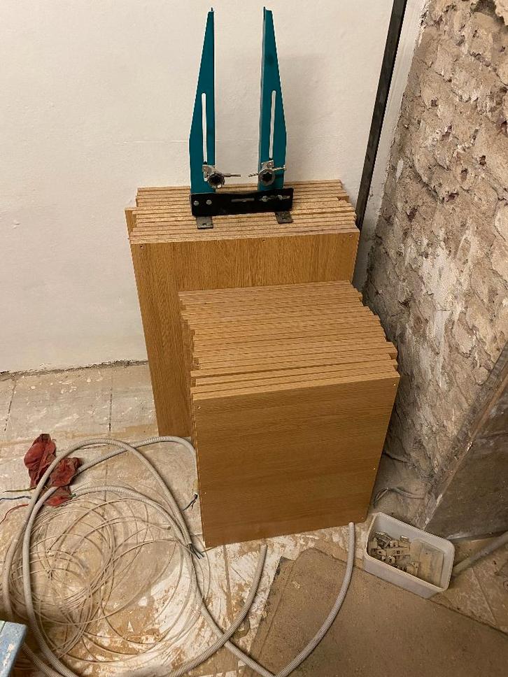 Planken Ikea PAX kast eik, Huis en Inrichting, Kasten | Kleerkasten, Zo goed als nieuw, 200 cm of meer, 50 tot 100 cm, 50 tot 75 cm