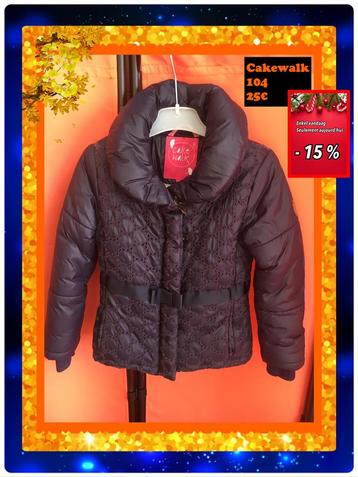 Wintervest meisje 104. Cakewalk, Enlèvement ou Envoi, Comme neuf, Fille