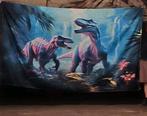 Wandtapijt van dinosauriërs, Huis en Inrichting, Woonaccessoires | Wanddecoraties, Ophalen of Verzenden, Zo goed als nieuw