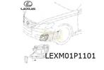 Lexus LS (460/600h) mistlamp L Origineel! 81221 50120, Autos : Pièces & Accessoires, Éclairage, Envoi, Lexus, Neuf