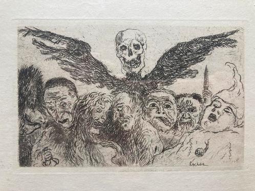 ENSOR James "Deadly Sins", Antiek en Kunst, Kunst | Etsen en Gravures, Ophalen of Verzenden